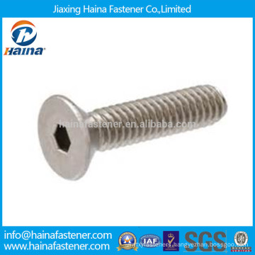 Flat Head Hexagon Socket Head Cap Screw/ Allen Head Machine Screw